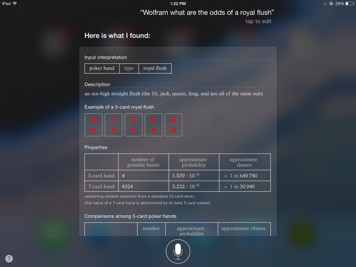 use-siri-as-your-poker-sidekick-and-learn-the-rarity-of-various-card-hands-by-asking-wolfram-what-are-the-odds-of-a-